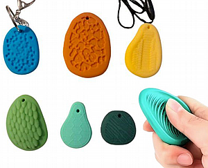 מארז 6 אבני מישוש תחושה במרקמים שונים מארז 6 אבני מישוש תחושה במרקמים שונים